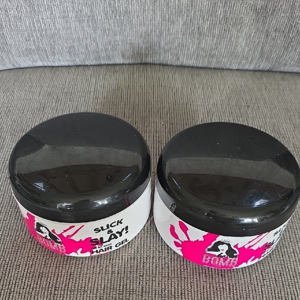 The Bomb Collection Slick & Slay All-in-one Hair Gel, 2 pack, 16.9oz. each, New. - Picture 3 of 9